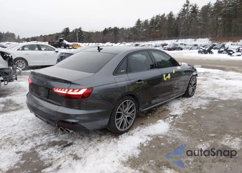 2021 Audi S4 Premium Plus Tfsi Quattro Tiptronic from USA, damaged, VIN WAUB4AF4XMA086587